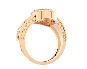 Obraz premium Jewelry isolated on background. 3d rendering - illustration