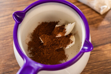 Baking Gingerbread Bundt Cake with Caramel Frosting Ingredients