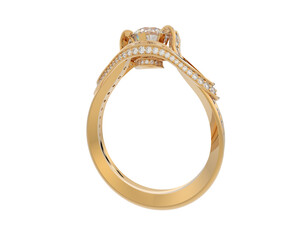 Obraz premium Jewelry isolated on background. 3d rendering - illustration