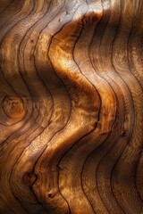 Naklejka premium Intricate Wood Grain Patterns and Knots in Close-Up Detail