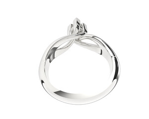 Jewelry isolated on background. 3d rendering - illustration