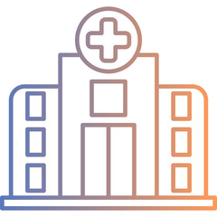 Obraz premium Hospital Icon