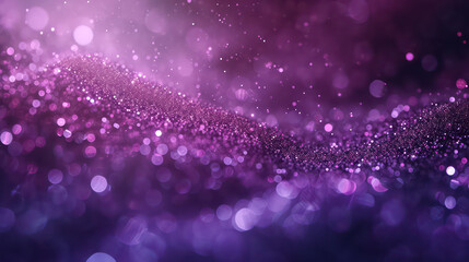 purple luxury glitter and bokeh particles, purple bokeh background, holiday festival background