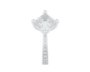 Jewelry isolated on background. 3d rendering - illustration