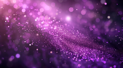 purple luxury glitter and bokeh particles, purple bokeh background, holiday festival background