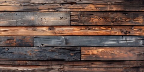 Obraz premium Close Up of Wooden Wall