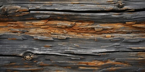 Close-Up View of Wood Texture
