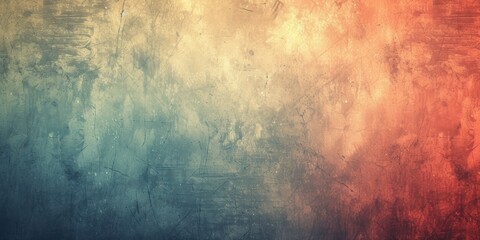 Vibrant Painting With Red, Yellow, and Blue Background - obrazy, fototapety, plakaty