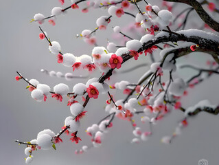 branch of a cherry tree