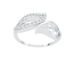 Jewelry isolated on background. 3d rendering - illustration