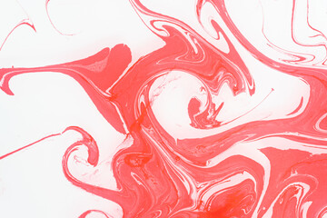 Bloody stains on water background texture. bloody smudged. Red smoke background. watercolor in water background red. red motion ink in water (47)
