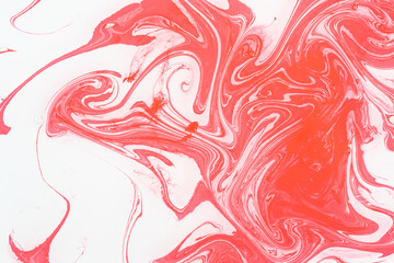 Bloody stains on water background texture. bloody smudged. Red smoke background. watercolor in water background red. red motion ink in water (47)