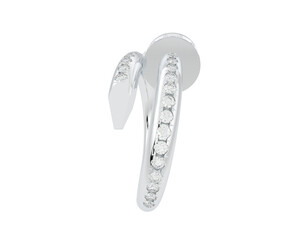 Jewelry isolated on background. 3d rendering - illustration