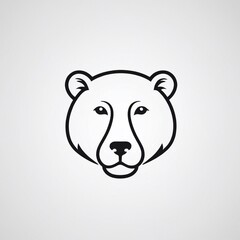 Obraz premium Bold Monochromatic Animal Vector Icon