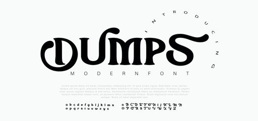 Dumps premium luxury elegant alphabet letters and numbers. Elegant wedding typography classic serif font decorative vintage retro. Creative vector illustration - obrazy, fototapety, plakaty