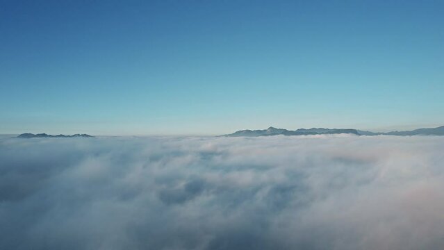 Over the clouds