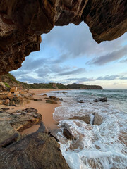 Morning view of Turimetta Beach, Sydney, Australia.