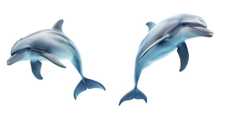 Obraz premium dolphin isolated on transparent background