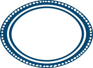 Frame shape flat illustration. Border silhouette design element