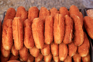 Sweets on sale at Coc Ly market, Vietnam