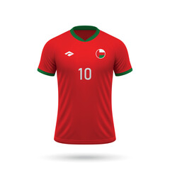3d realistic soccer jersey Oman national team 2024