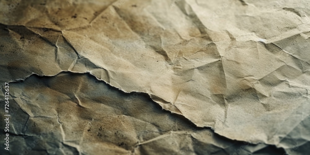 Poster A close-up view of a piece of paper placed on a table. Suitable for various uses