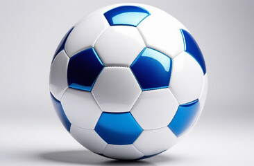 Soccer ball on a white background.