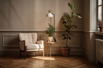 Vintage living room.
