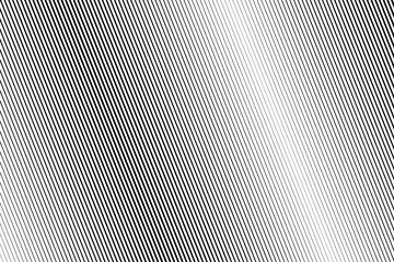 Black lines thin to thick abstract background