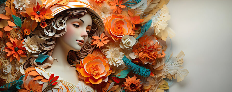 Alice in Flowerdust Land, Fictional Character Created by Generated AI.