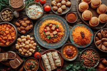 Ramadan iftar meal ideas advertising food photography