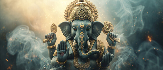 Hindu god ganesh - obrazy, fototapety, plakaty