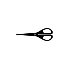 Scissors Silhouette, Flat Style, can use for Pictogram, Art Illustration, Website, Apps, Logo Type or Graphic Design Element. Vector Illustration
