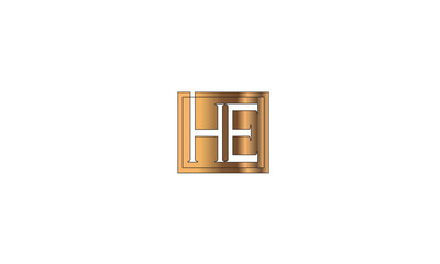 HE, EH , H , E , Abstract Letters Logo Monogram