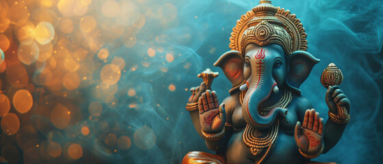 Fototapeta na wymiar Hindu god ganesh