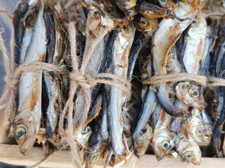 dried fishes as very nice texture