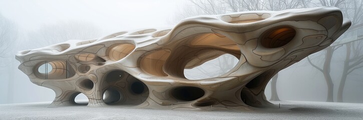 Biomorphic structures mimicking natural forms