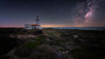 Polente Lighthouse is located at the westernmost edge of Bozcaada and was built in 1861. Polente light is 32 meters high and can send its light up to 15 nautical miles or 28 kilometers.