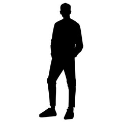 Obraz premium silhouette of a person