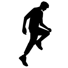 silhouette of a person