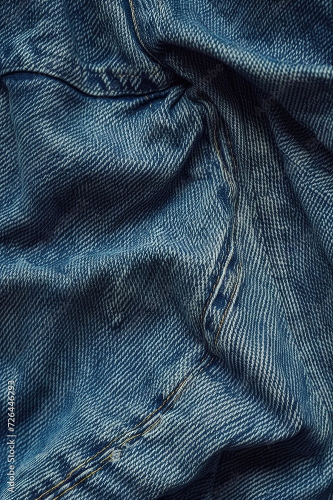 Aufkleber A detailed close up view of a pair of jeans. Versatile and timeless, this image can be used in various contexts