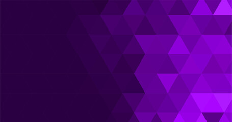 Obraz premium abstract modern purple elegant background with triangles shape for business