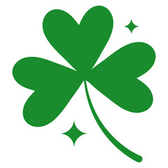 Clover Leaf With Sparkle