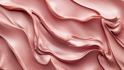 Fototapeta premium Close up creamy pink and tan texture background