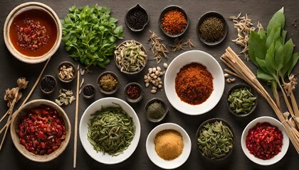 Japanese Food - Herbal Essence: Culinary Harmony