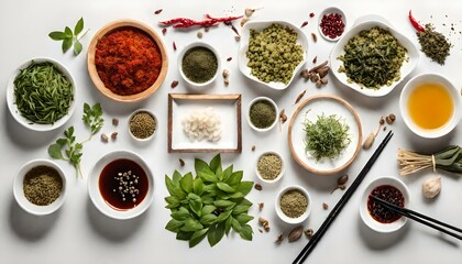 Japanese Food - Herbal Essence: Culinary Harmony