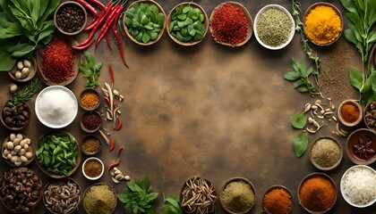 Obraz na płótnie Canvas Indonesian Food - Herbal Essence: Culinary Harmony