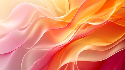 Obraz premium Abstract background with smooth shapes - silk banner