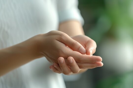A close-up shot of a person's hands holding an object. Versatile and useful for various projects