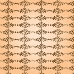 seamless damask wallpaper pattern